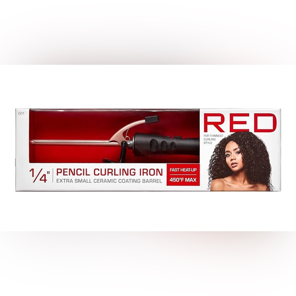 Red by Kiss Pencil Curling Iron